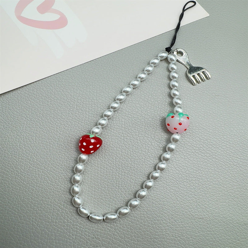 Beaded Fruit-Themed Eyewear Lanyard Kalsten