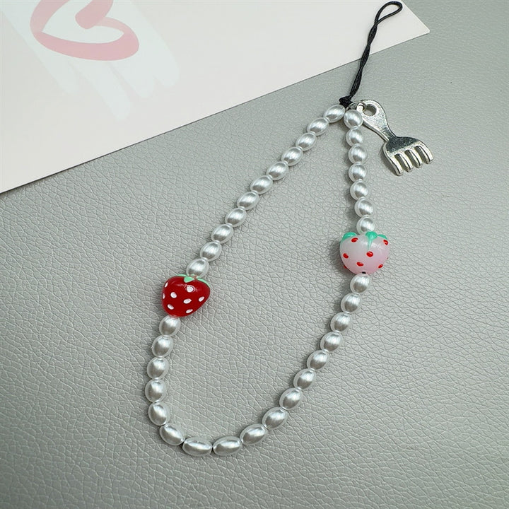 Beaded Fruit-Themed Eyewear Lanyard Kalsten