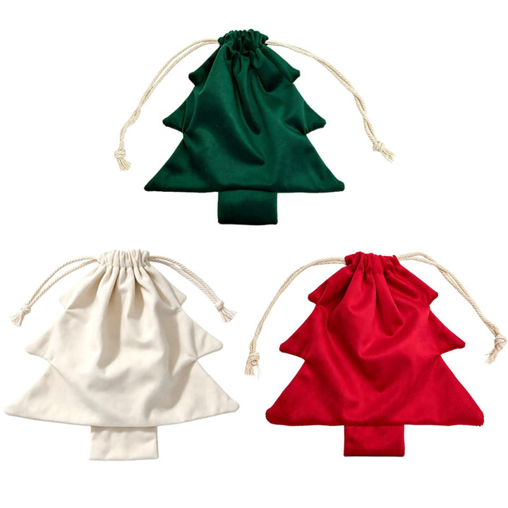 Christmas gift bag with tree design