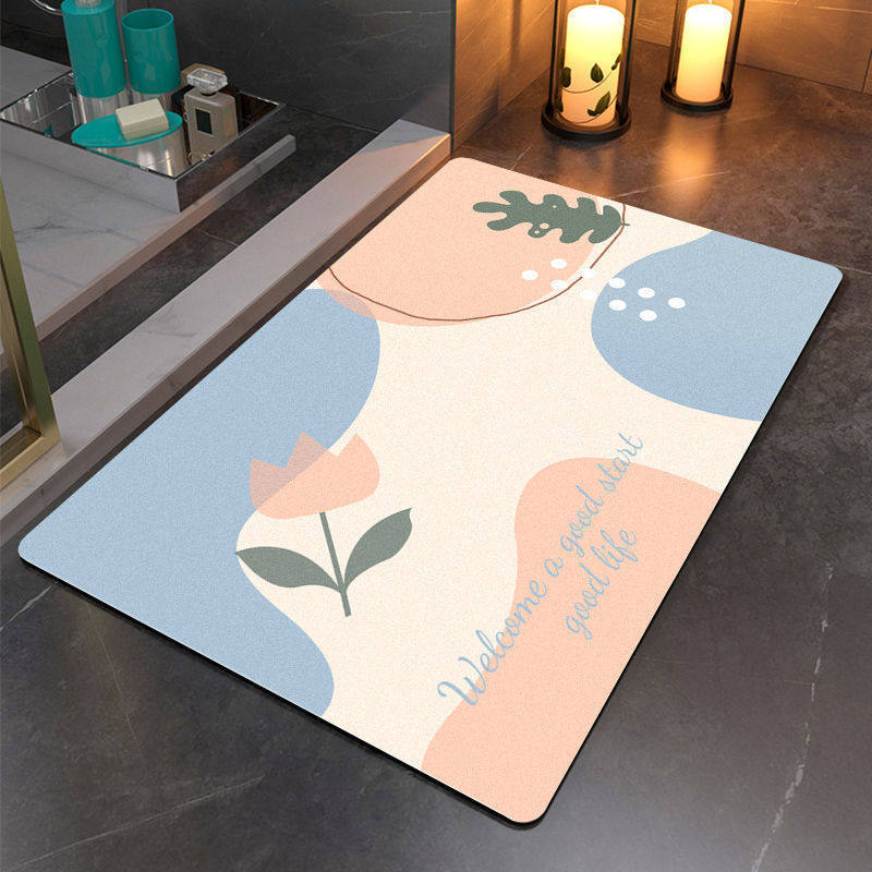 Artistic Abstract Bathroom Mat