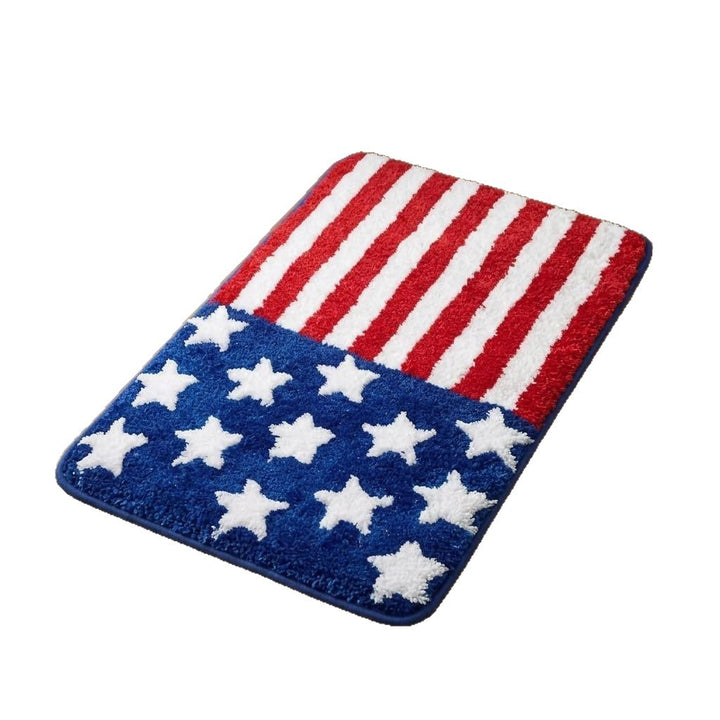 Patriotic Themed Bath Mat Kalsten