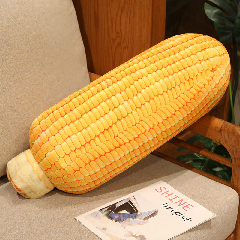 Novelty Grilled Corn Bolster Plush Decorative Lumbar Pillow Kalsten