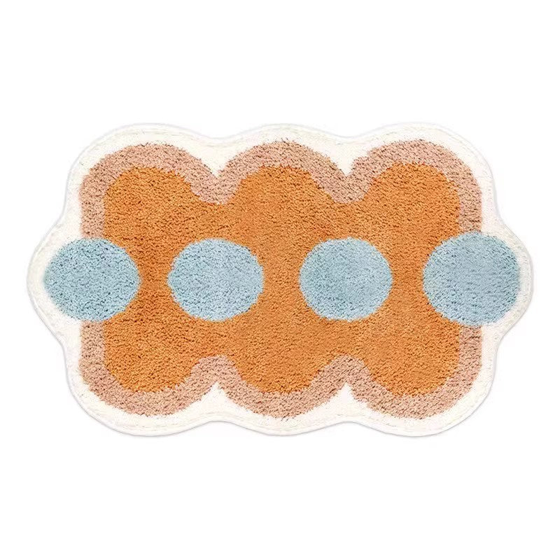 Coastal Starfish Themed Bath Mat