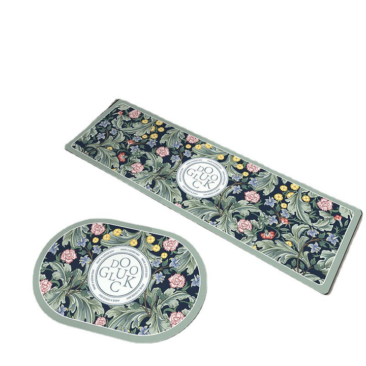 Floral-Patterned Kitchen Comfort Mat Kalsten