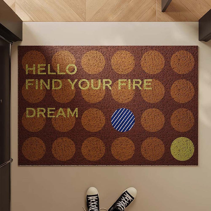 Abstract Design Welcome Mat