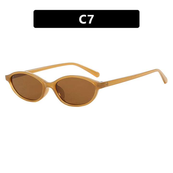 Women's fashionable sunglasses with elegant oval frame and UV protection Kalsten