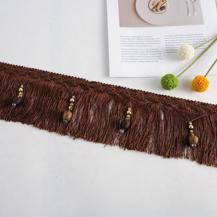 Luxury Fringe Braid with Bead Trim Kalsten