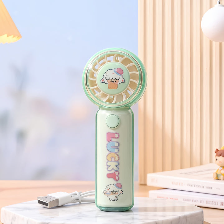 Ladies Portable Hand Fan with Playful Design Kalsten
