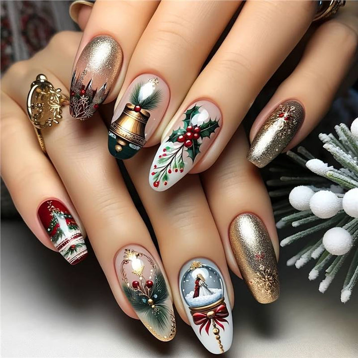 Festive Nail Art Wraps Kalsten