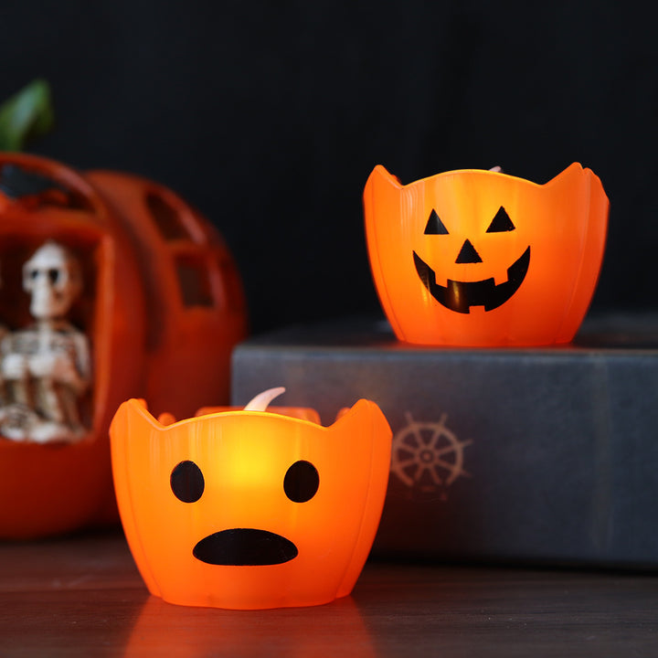 Halloween Pumpkin Candle Holder Kalsten