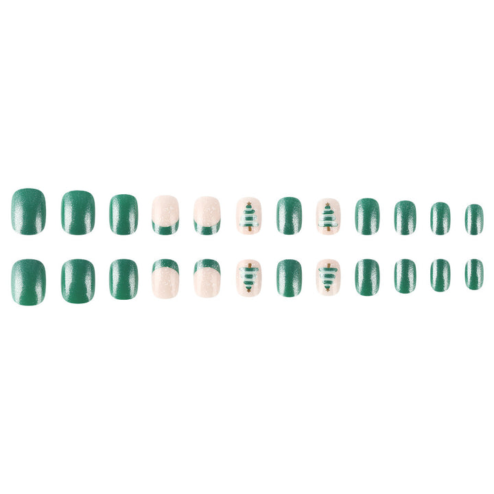 Festive Glittery Press-On Nail Art Set Kalsten