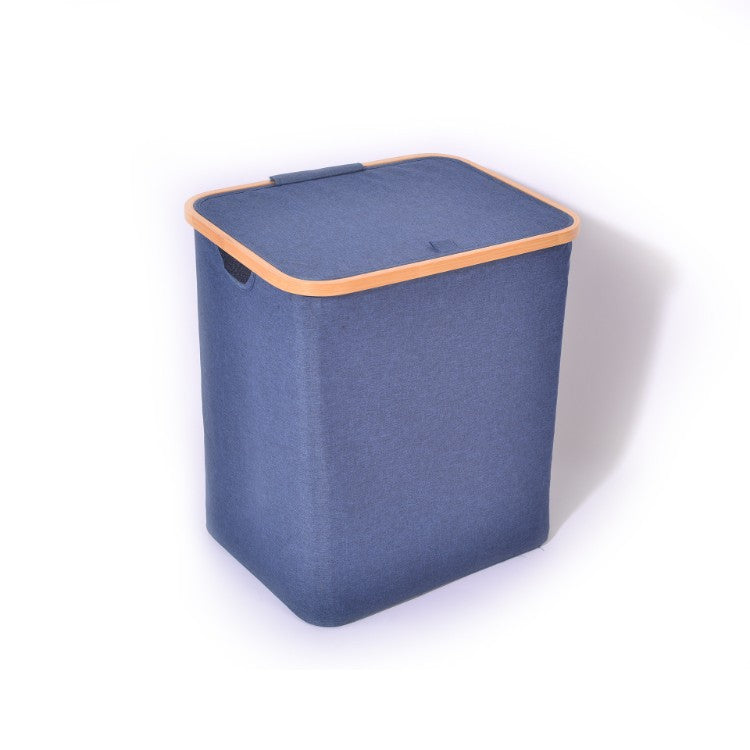 Storage basket with wooden frame Kalsten