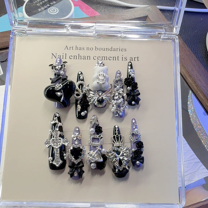 Artistic Gothic Nail Art Design Set