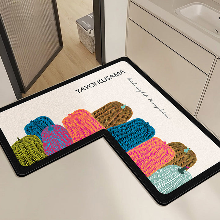 Cute Rabbit Print Bath Mat Kalsten