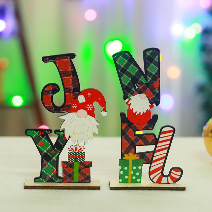 Festive wooden decoration with Christmas motif Kalsten
