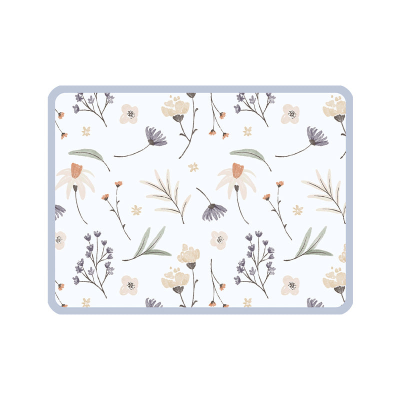 Floral Patterned Kitchen Drying Mat Kalsten