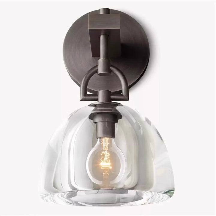 Elegant Glass Wall Sconce