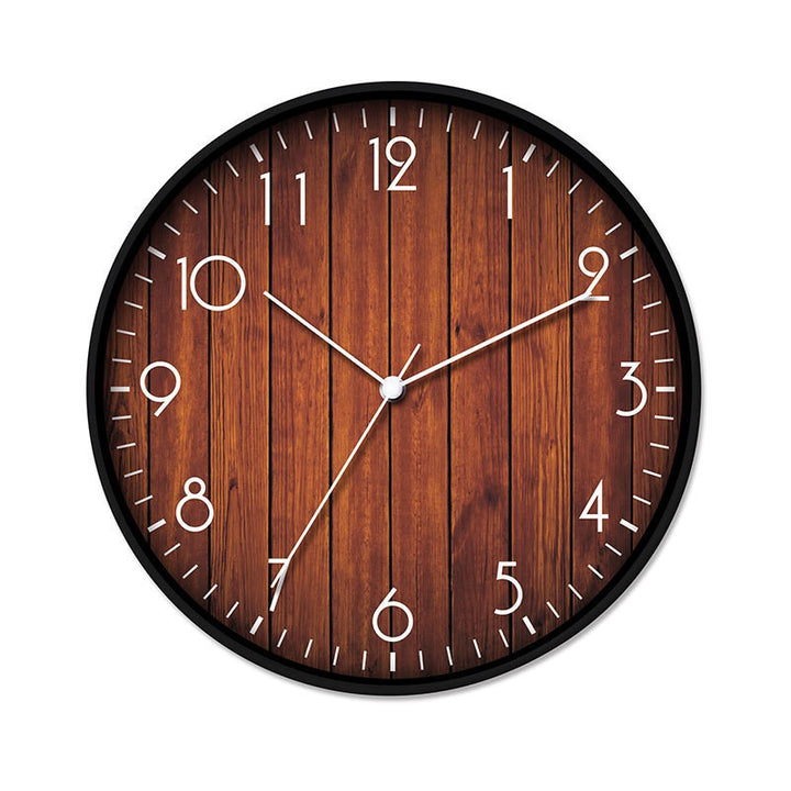 Wall clock with wood look Kalsten