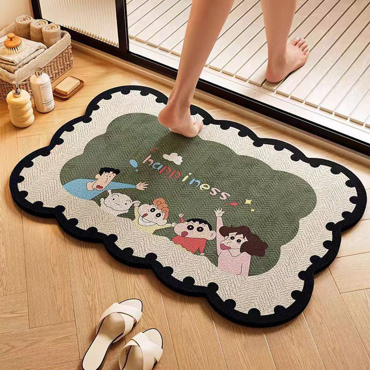 Playful Animal-Themed Bath Mat
