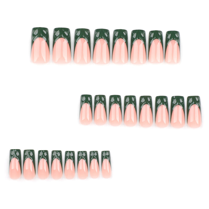 Artful Nail Extensions with Botanical Design Kalsten