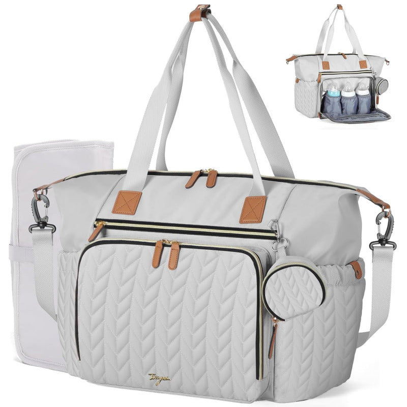 Multi-Purpose Quilted Diaper Tote Bag Kalsten