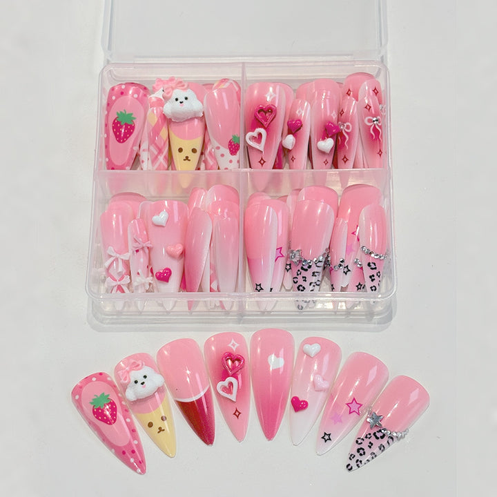Decorative Press-On Nail Collection Kalsten