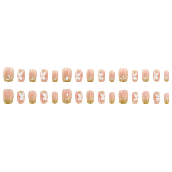 Gradient Glitter Press-On Nails