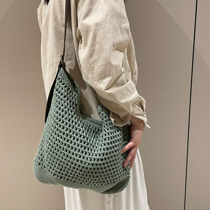 Hand-knotted strap bag Kalsten