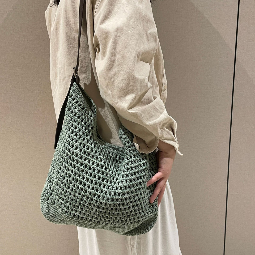 Trendy Macrame Basket Bag Kalsten