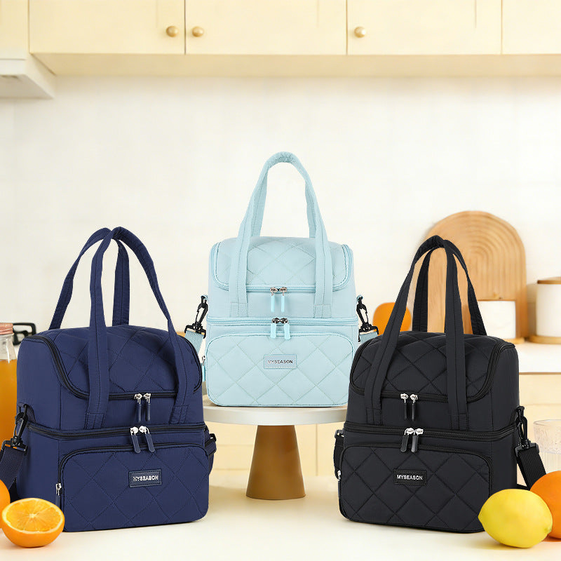 Quilted Insulated Lunch Carrier Kalsten