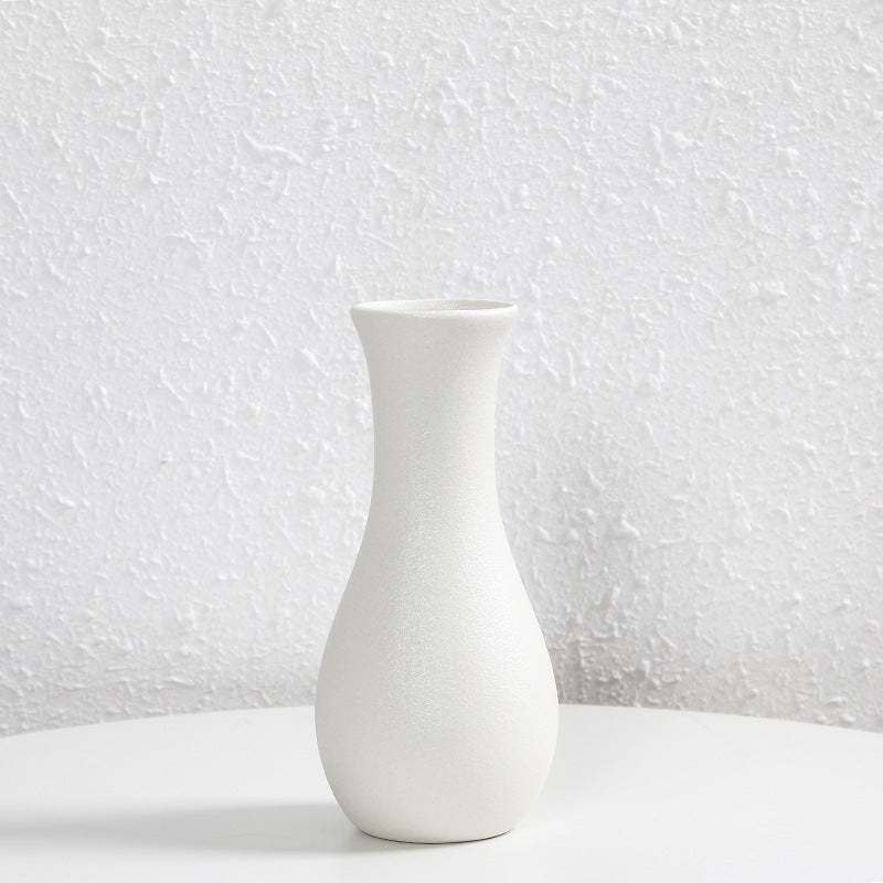 Contemporary Matte Ceramic Flower Vase Kalsten