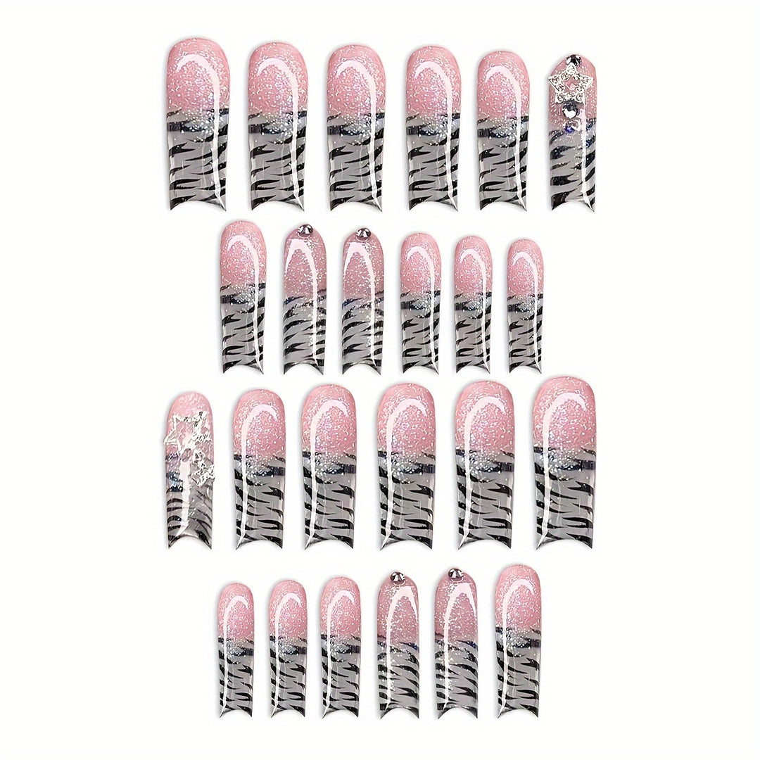 Decorative Press-On Nail Set Kalsten