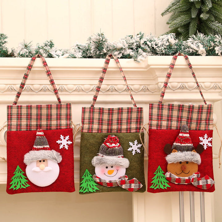 Festive Santa-Themed Gift Tote Kalsten
