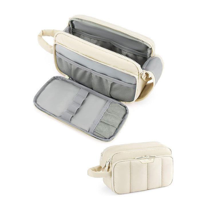 Cosmetic Organizer Bag with Multiple Compartments and Removable Interior Compartment Kalsten