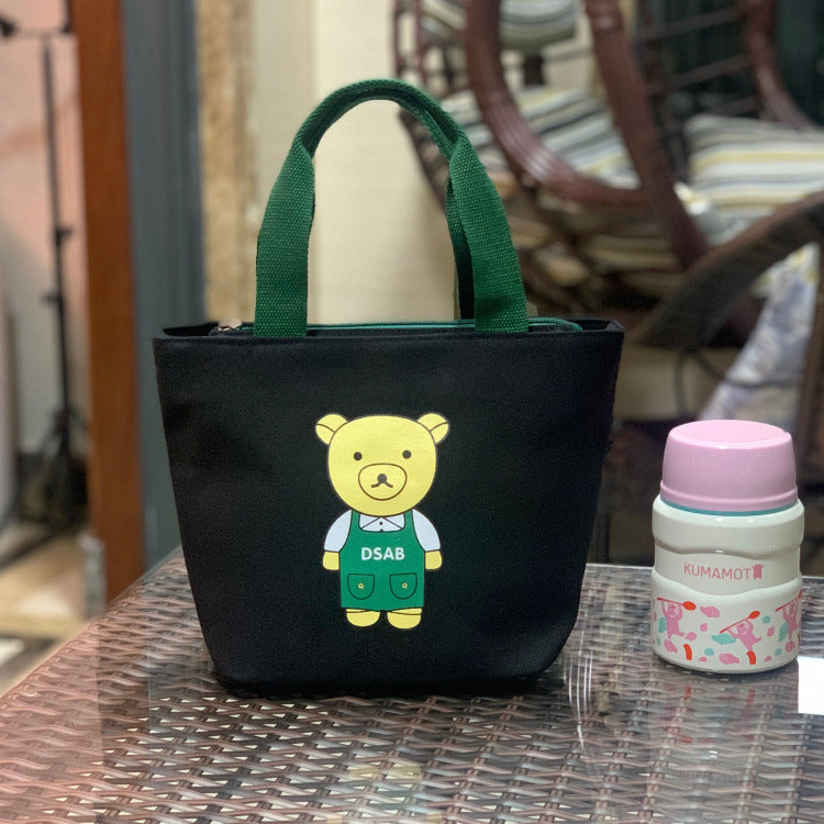 Cute Bear Print Lunch Tote Kalsten