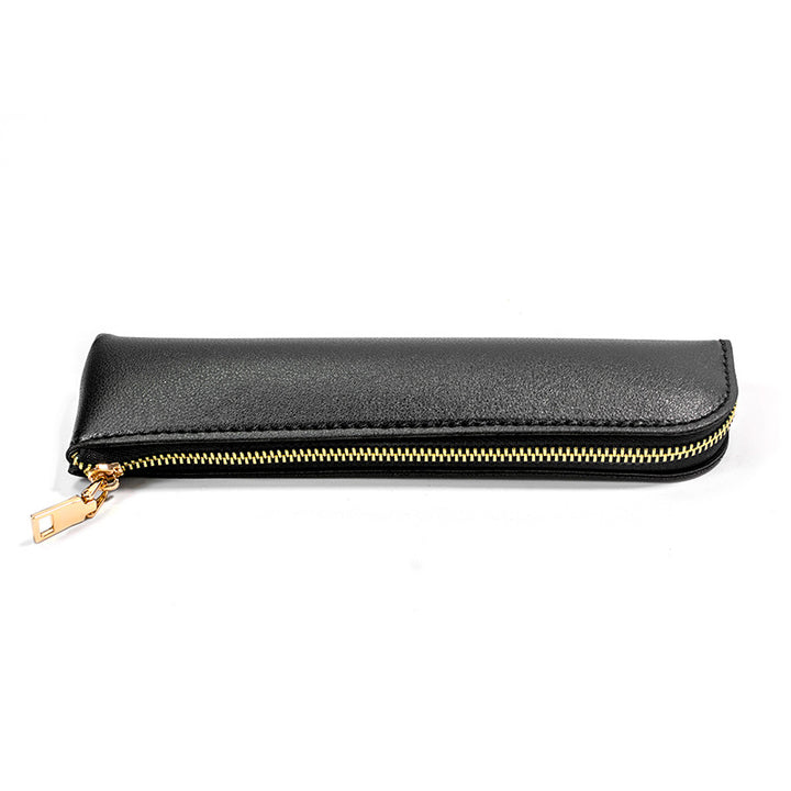 Premium Leather Zippered Pencil Case Kalsten