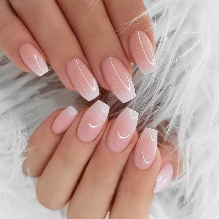 Artificial nail set with elegant ombre effect Kalsten