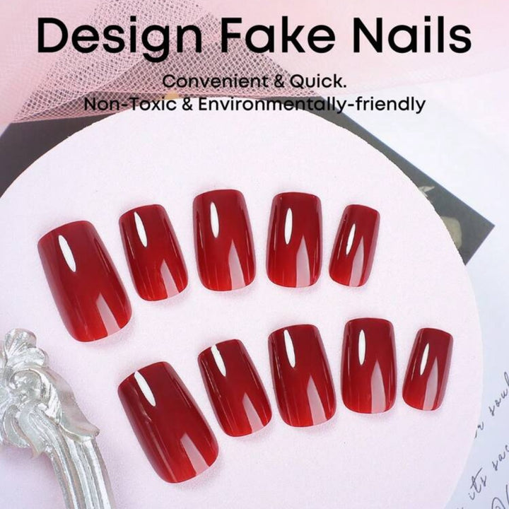 Artifical nail set with luxurious high-gloss finish Kalsten