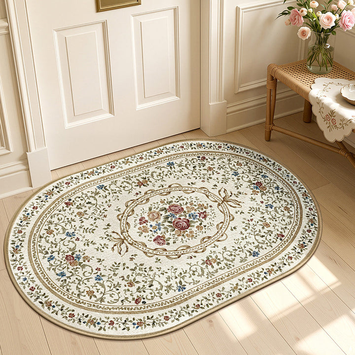 Elegant Floral Design Area Rug Kalsten
