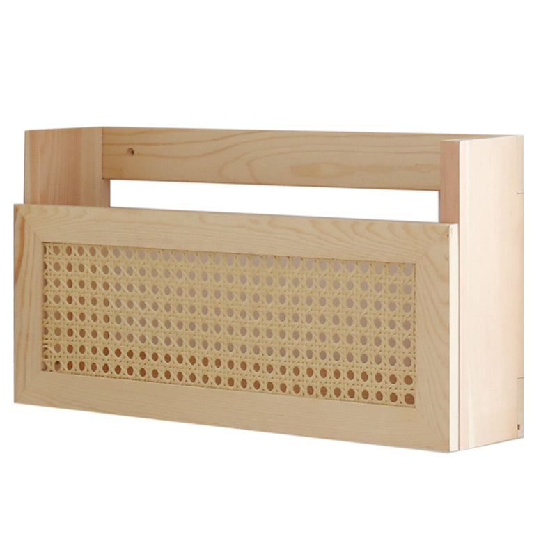 Wall-Mounted Wicker Storage Organizer Kalsten