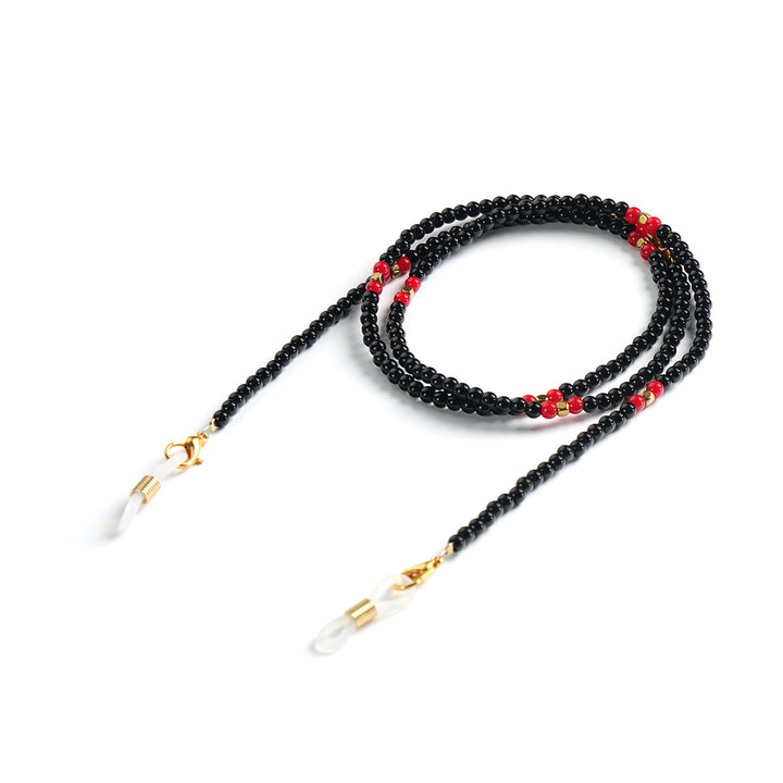 Multi-Strand Beaded Eyewear Chain Kalsten