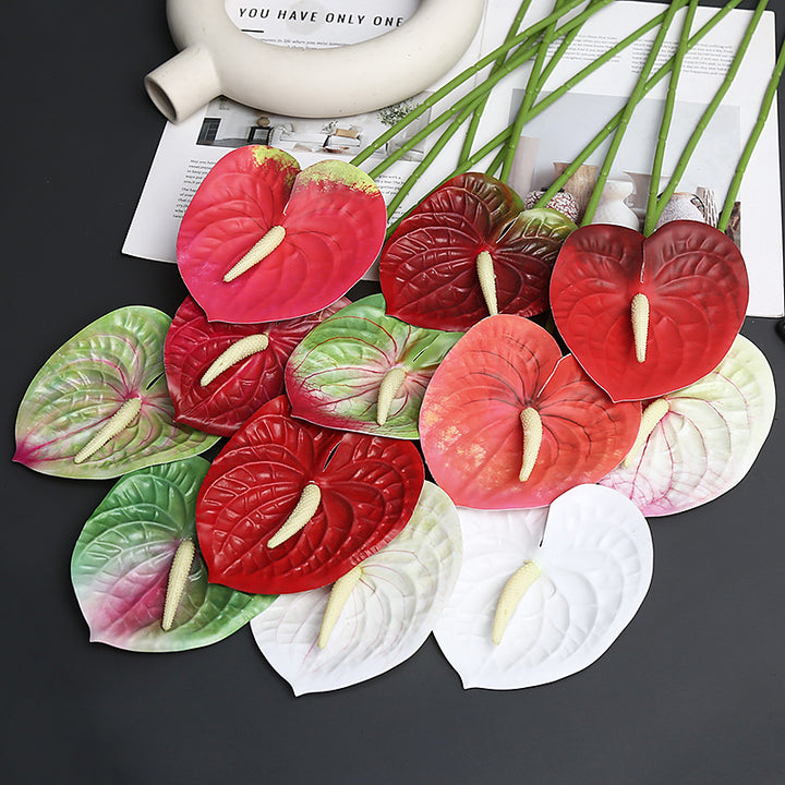 Elegant Faux Anthurium Flower