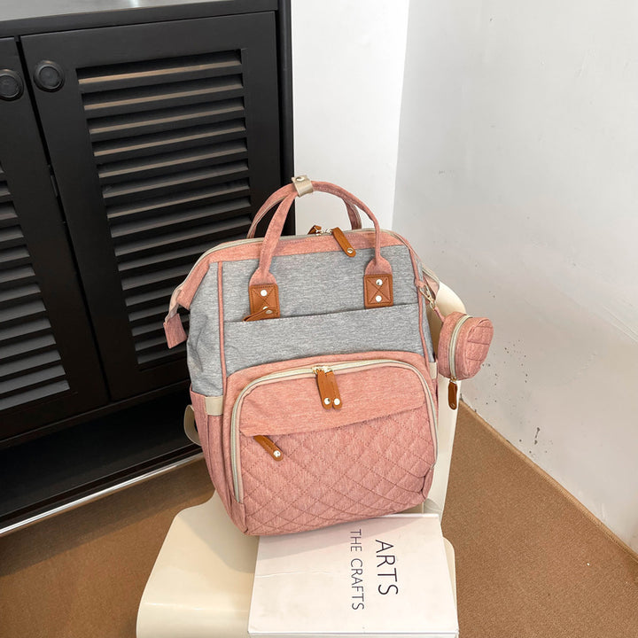 Multi-Pocket Quilted Backpack Kalsten