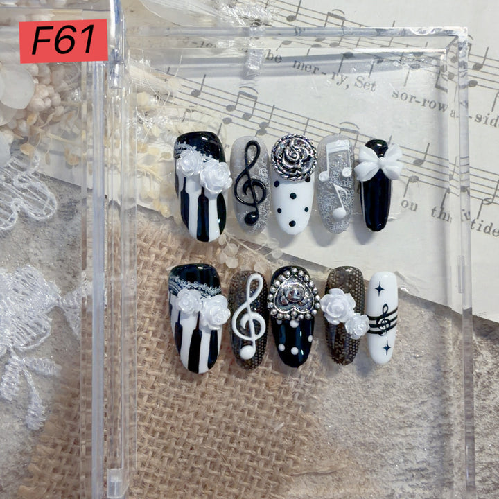 Decorative Press-On Nail Art Set 1790731572
