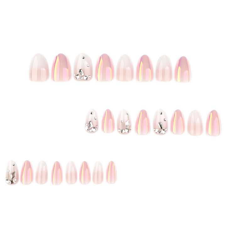 Artificial nails with elegant rhinestone accents Kalsten