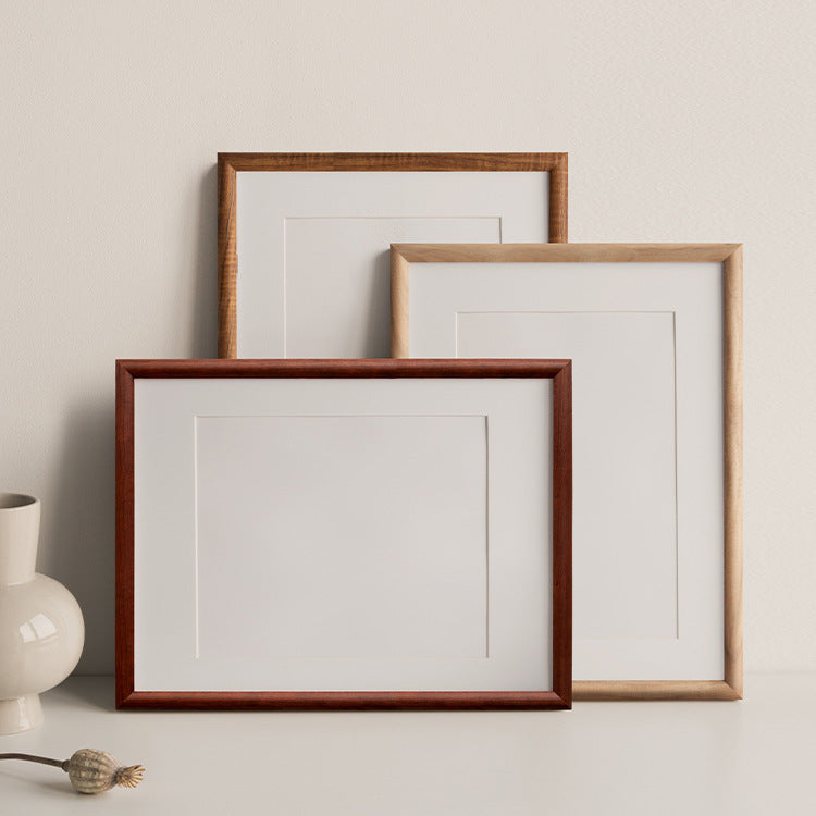 Rustic Natural Wood Photo Frame for Home Decor