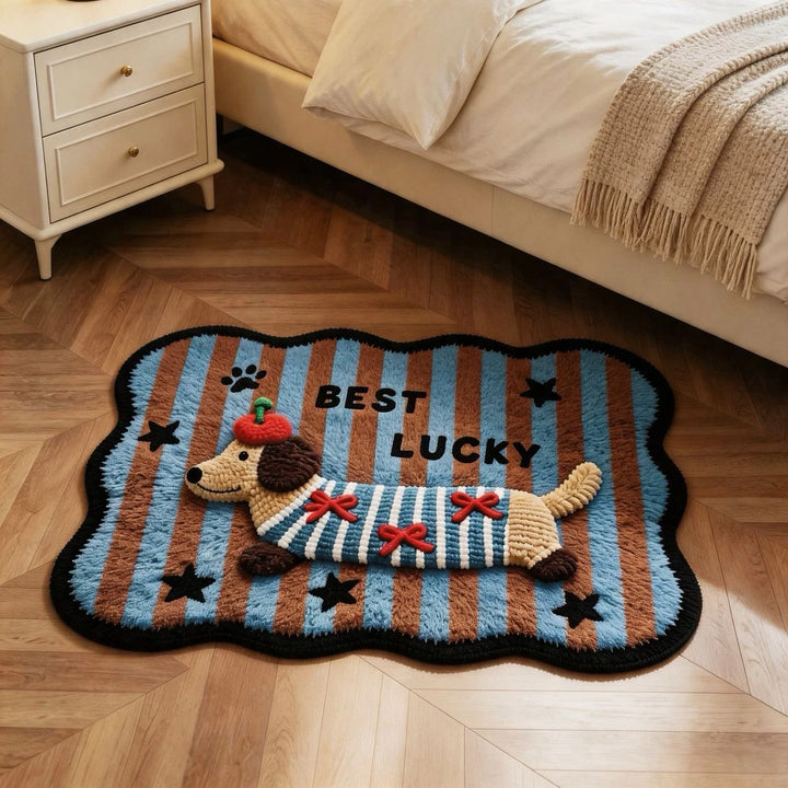 Cartoon Cat Decorative Rug for Interiors