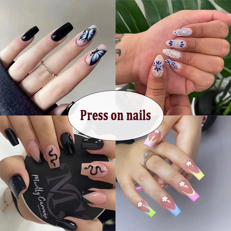Artificial nail set with unique patterns Kalsten