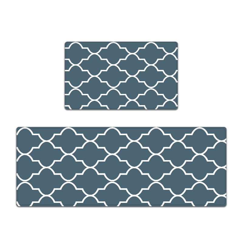 Elegant Textured Kitchen Mat Set Kalsten