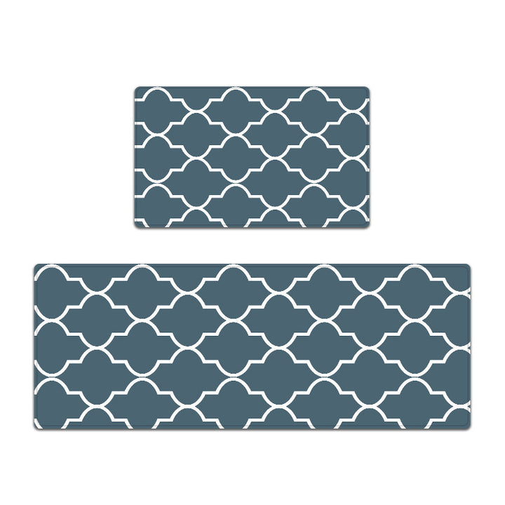Elegant Textured Kitchen Mat Set Kalsten